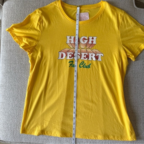 Ban.do Women’s High Desert Fan Club Yellow S/S Tee Size L - Picture 7 of 8